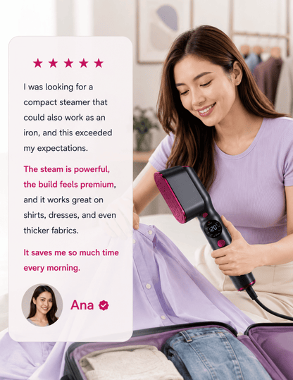 Alambr™ 2-in-1 Garment Steamer & Iron