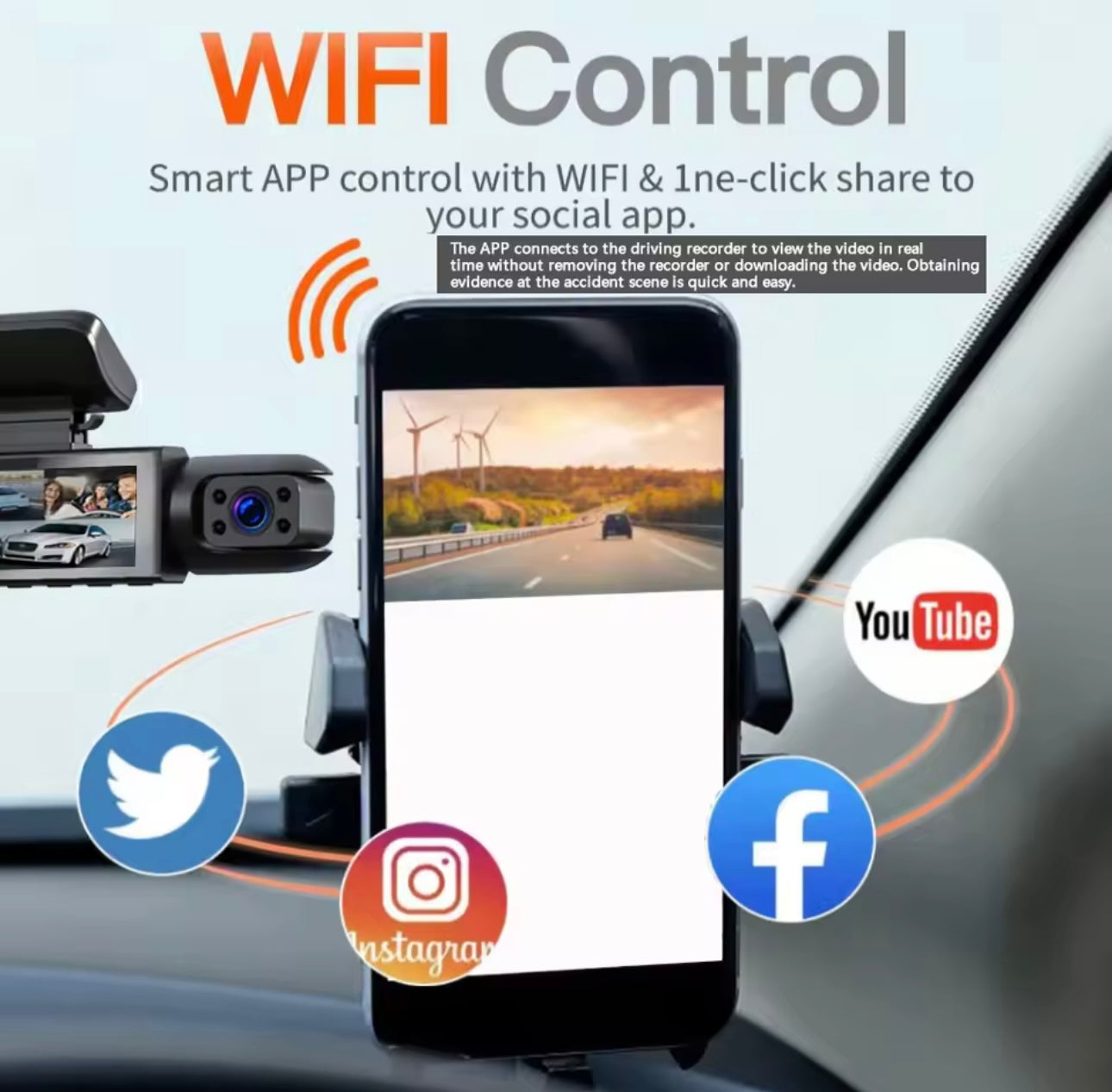 CLEARVIEW DUAL DASHBOARD CAMERA