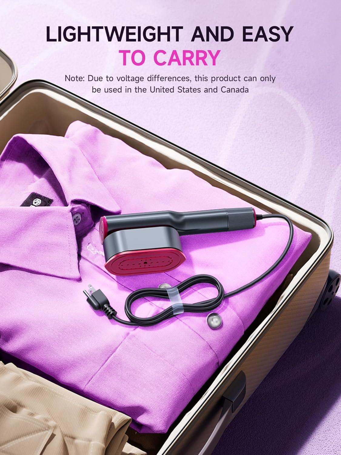 Garment Steamer 2-in-1 & Iron 1200W | Alambr